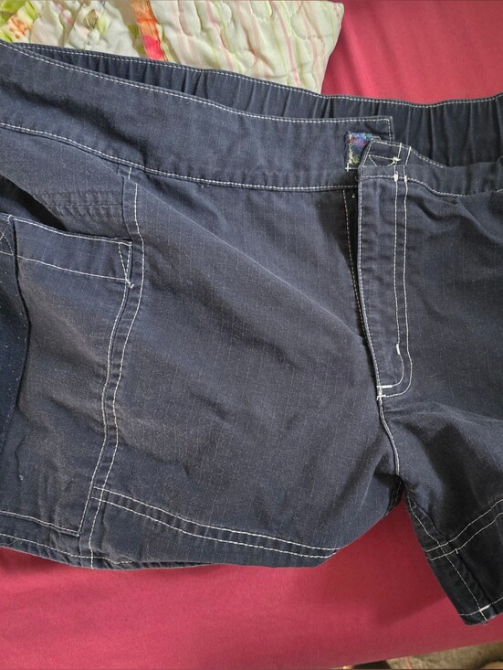 Nike Pants - Navy Blue Nike Board Shorts with Contrast Stitching
